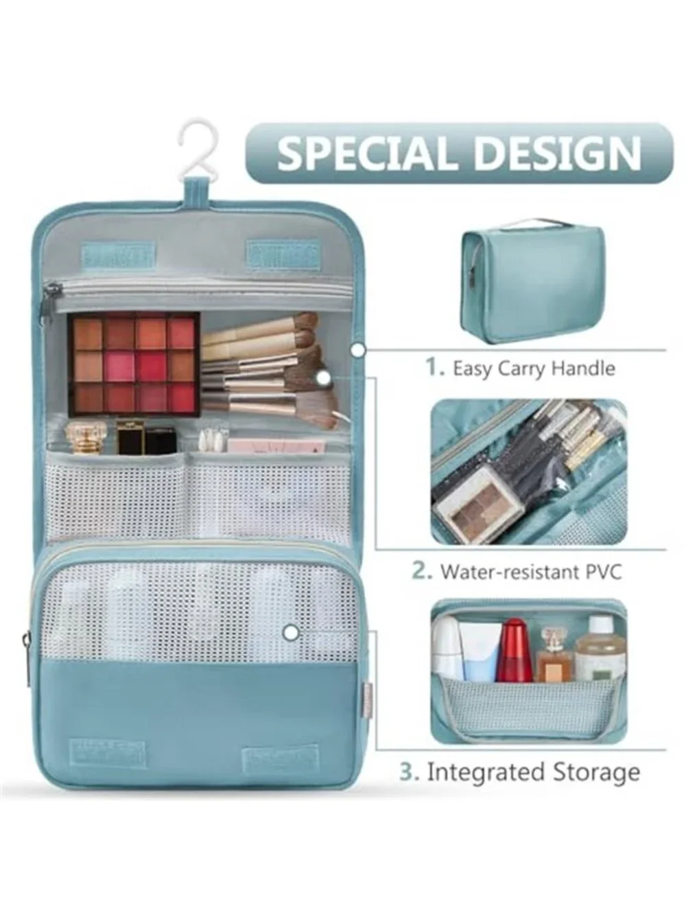 Travel Packing Cubes Organizer Set Luggage Bags Toiletry Shoe Laundry 8 Piece